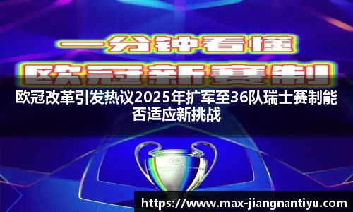 欧冠改革引发热议2025年扩军至36队瑞士赛制能否适应新挑战